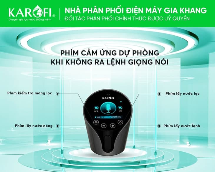 Máy lọc nước RO nóng lạnh Karofi KAD-N91