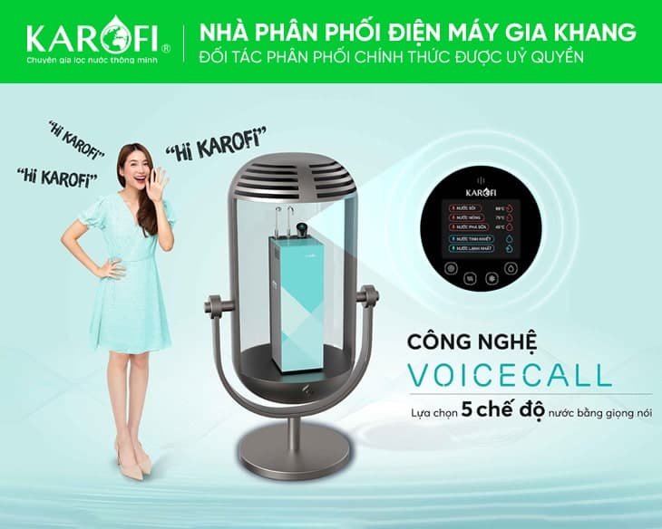 Máy lọc nước RO nóng lạnh Karofi KAD-N91