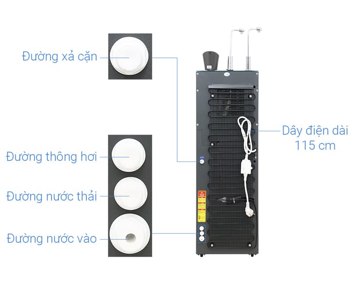 Máy lọc nước RO nóng lạnh Karofi KAD-N91