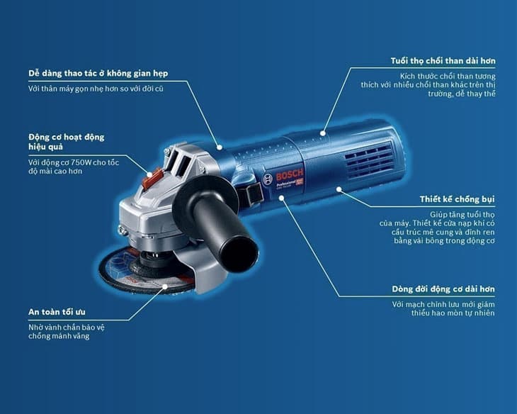 Máy mài góc Bosch GWS 750-100