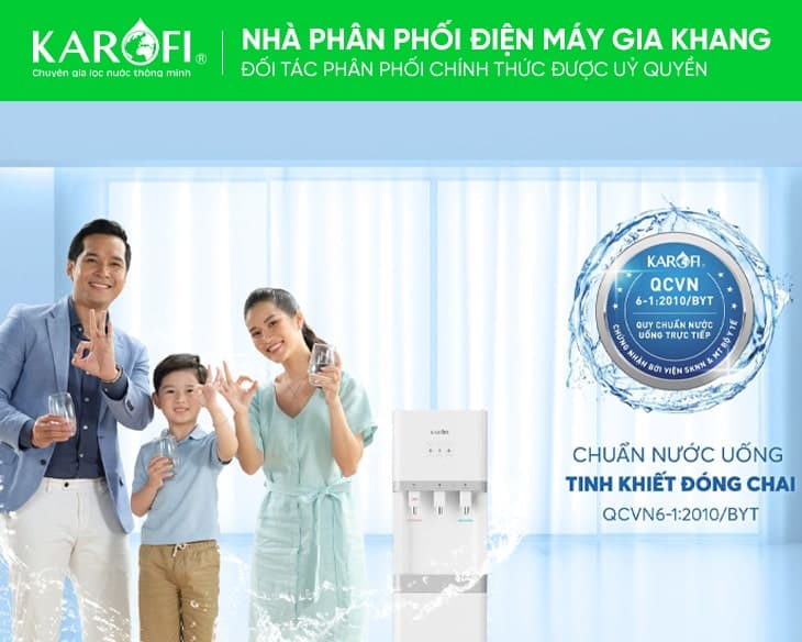 Máy nóng lạnh Karofi HCV208RO