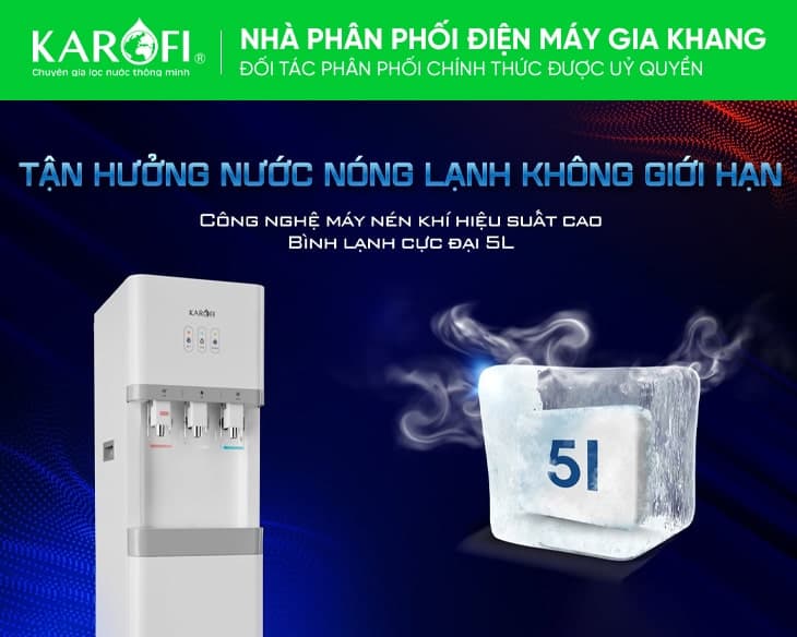 Máy nóng lạnh Karofi HCV208RO
