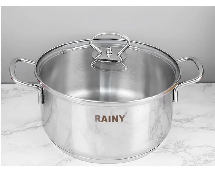 Nồi Inox 1 Đáy Rainy 18cm