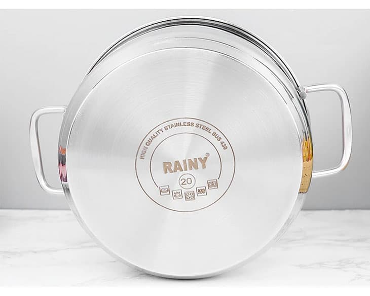 Nồi Inox 1 Đáy Rainy 18cm