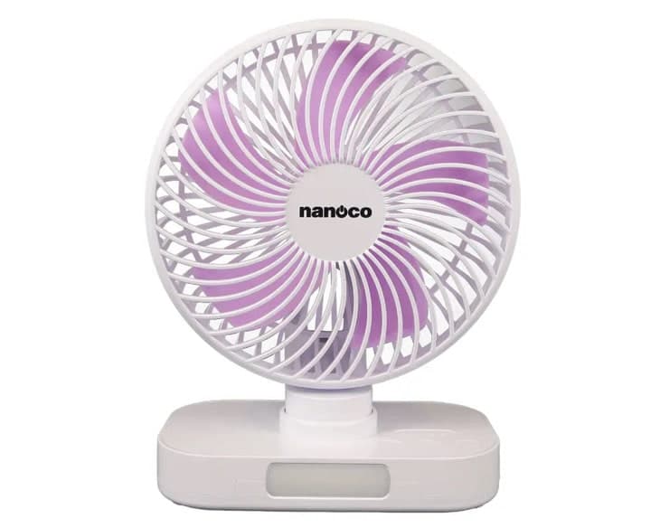 Quạt sạc Nanoco NRF6219W