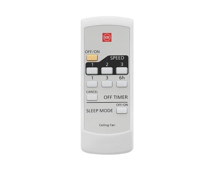 Quạt trần KDK 4 cánh M56XR(SIL)