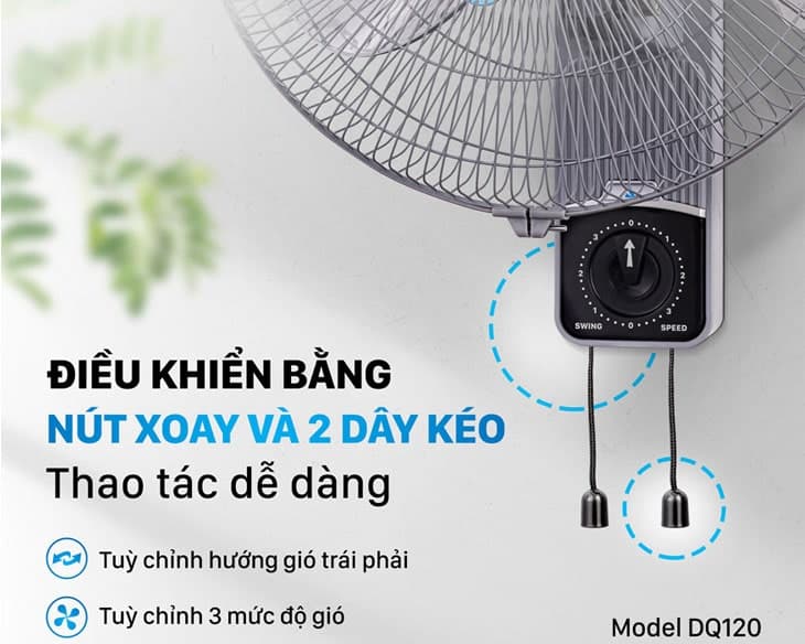 Quạt treo tường Daikiosan DQ120