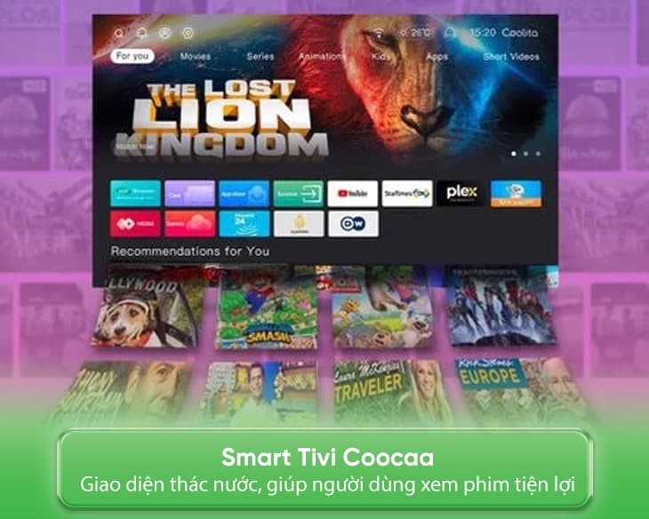 Smart Tivi Coocaa Full HD 43 Inch 43S3U+