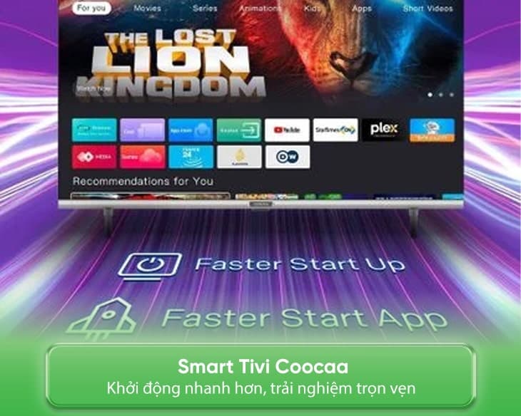 Smart Tivi Coocaa Full HD 43 Inch 43S3U+