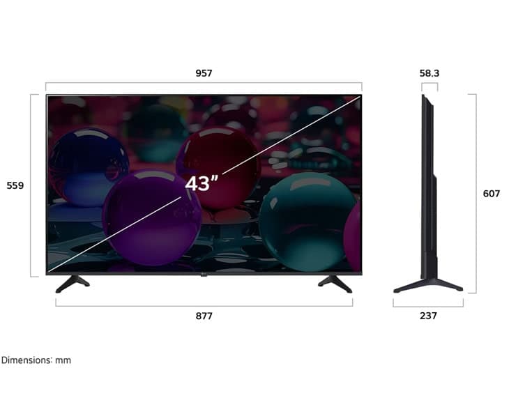 Smart Tivi LG AI 4K 43 Inch 43UA7350PSB