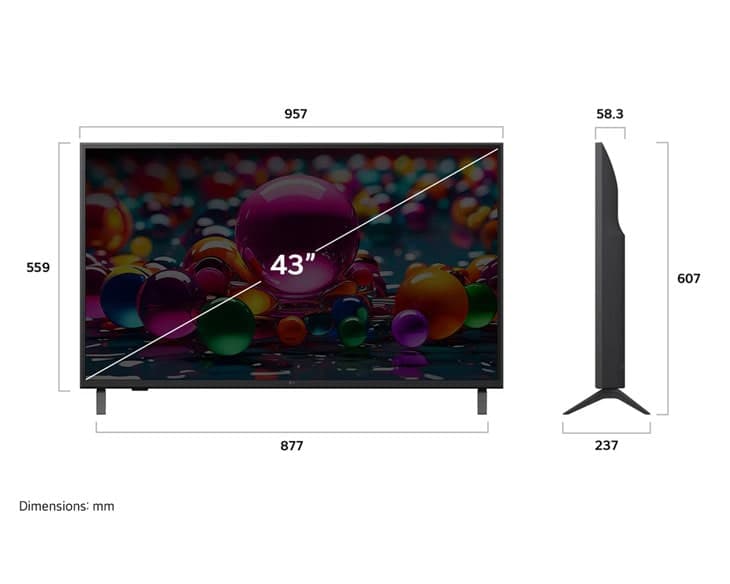 Smart Tivi LG AI 4K 43 Inch 43UA8450PSA