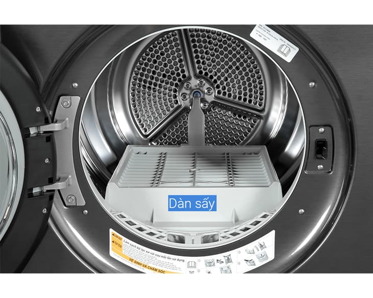 Tháp Giặt Sấy LG 14/10 kg WT1410NHB