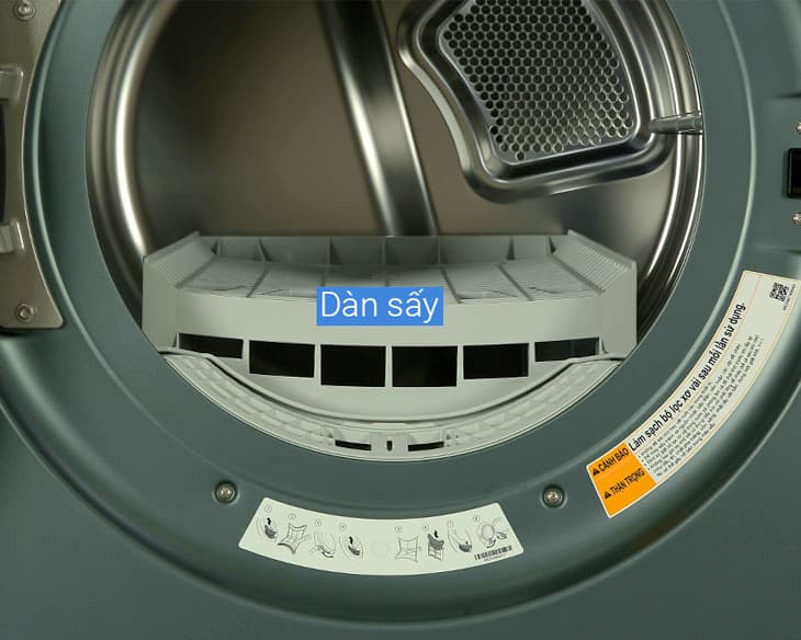 Tháp Giặt Sấy LG 25/17 kg WT2517NHEG