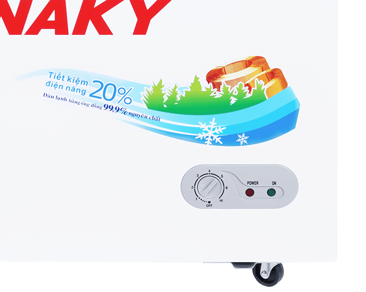 Tủ Đông Mát Sanaky 195 Lít VH-2599W2KD