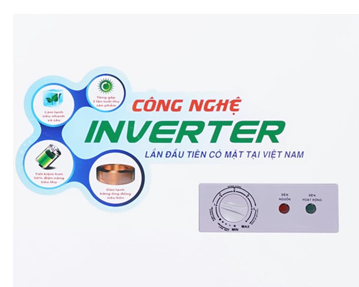 Tủ đông Sanaky 208 Lít Inverter VH-2599A3