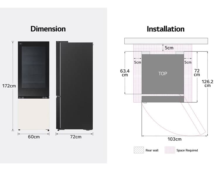 Tủ lạnh LG Inverter 340 Lít LBB33BGMAI