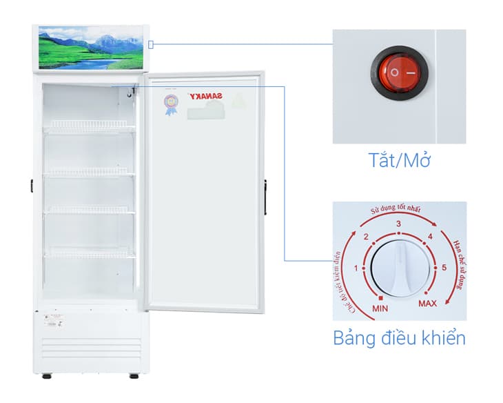 Tủ mát Sanaky Inverter 400 Lít VH-4089K3